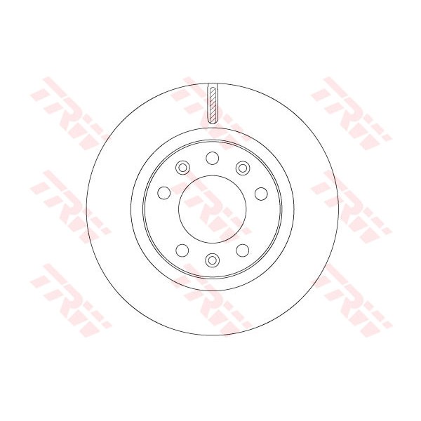 Слика на Кочионен диск TRW DF6785