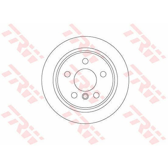 Слика на кочионен диск TRW DF6795 за Mini (F56) Cooper S - 192 коњи бензин