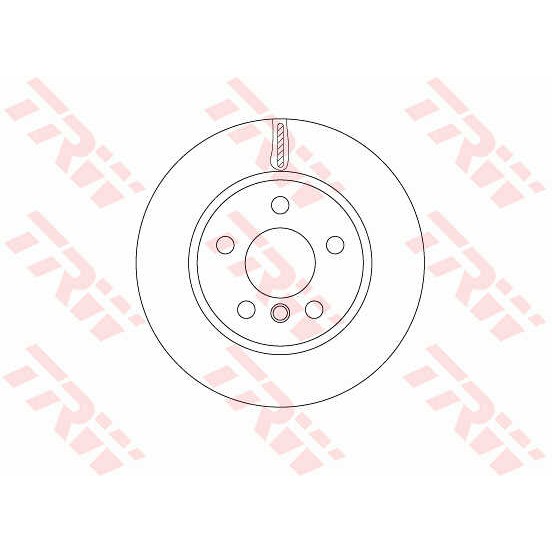 Слика на кочионен диск TRW DF6799 за Mini (F56) One D - 95 коњи дизел