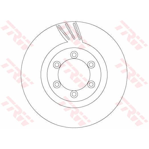 Слика на Кочионен диск TRW DF6881