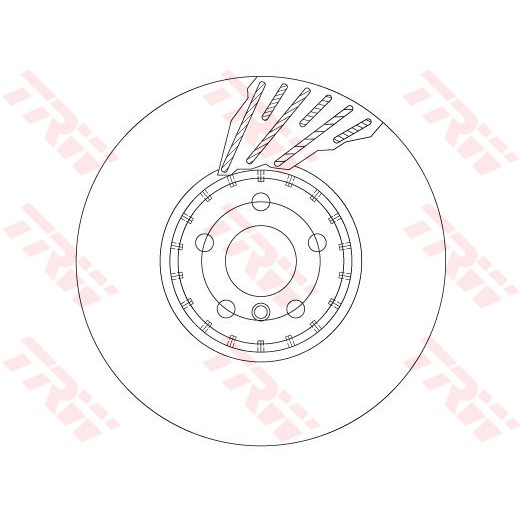 Слика на кочионен диск TRW DF6890S за BMW 6 Gran Turismo (G32) 630 d - 211 коњи дизел