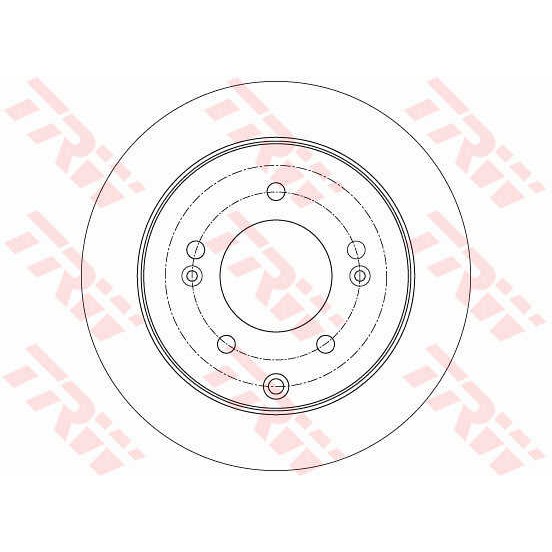 Слика на Кочионен диск TRW DF7819