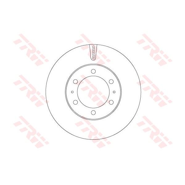 Слика на Кочионен диск TRW DF7827S