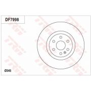 Слика 1 на кочионен диск TRW DF7998