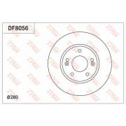 Слика 1 на кочионен диск TRW DF8056