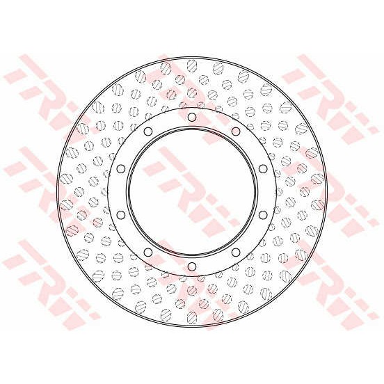 Слика на кочионен диск TRW PROEQUIP DF5010S за камион Mercedes Actros 1996 2050 AS - 503 коњи дизел