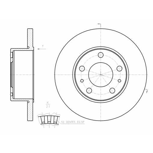 Слика на кочионен диск WOKING D61202.00 за камион Iveco Daily 2 Bus Box 29 L 13 - 125 коњи дизел