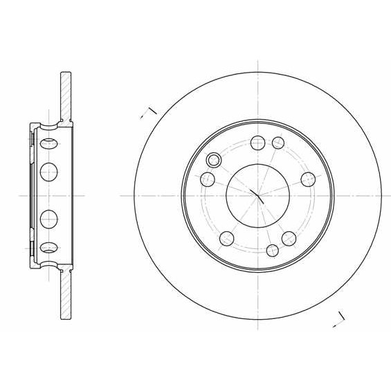 Слика на кочионен диск WOKING D6221.00 за Mercedes 190 (w201) E 2.0 - 118 коњи бензин