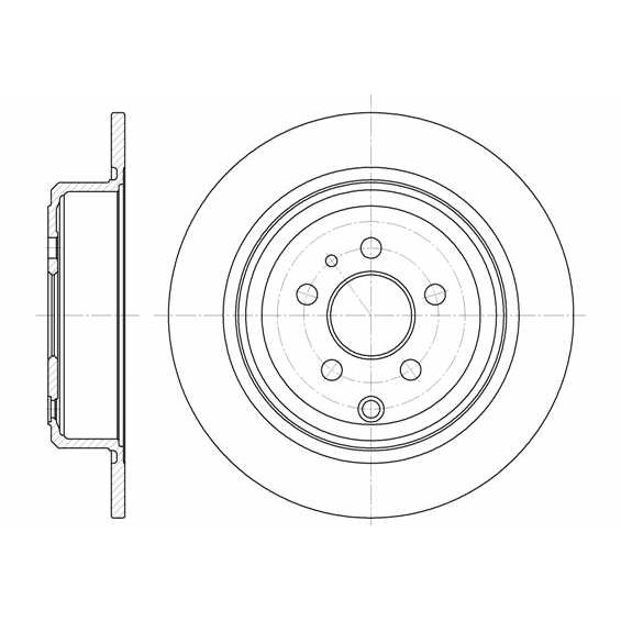 Слика на кочионен диск WOKING D6502.00 за Lancia Zeta (220) 2.0 JTD - 109 коњи дизел