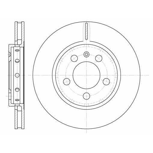 Слика на кочионен диск WOKING D6646.10 за VW Bora комби (1J6) 1.9 TDI 4motion - 101 коњи дизел