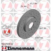 Слика 1 на кочионен диск ZIMMERMANN 150.2929.52