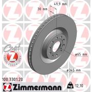 Слика 1 на кочионен диск ZIMMERMANN COAT Z 100.3301.20