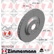 Слика 1 на кочионен диск ZIMMERMANN COAT Z 100.3327.20