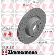 Слика 1 на кочионен диск ZIMMERMANN COAT Z 150.2922.20
