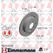 Слика 1 на кочионен диск ZIMMERMANN COAT Z 150.3401.20