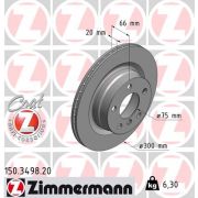 Слика 1 на кочионен диск ZIMMERMANN COAT Z 150.3498.20