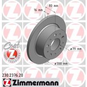 Слика 1 на кочионен диск ZIMMERMANN COAT Z 230.2376.20