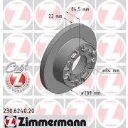 Слика 1 $на Кочионен диск ZIMMERMANN COAT Z 230.6240.20