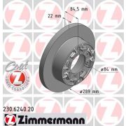 Слика 1 на кочионен диск ZIMMERMANN COAT Z 230.6240.20