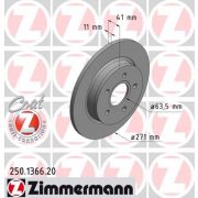 Слика 1 на кочионен диск ZIMMERMANN COAT Z 250.1366.20