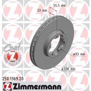 Слика 1 $на Кочионен диск ZIMMERMANN COAT Z 250.1369.20