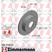 Слика 1 на кочионен диск ZIMMERMANN COAT Z 280.3168.20