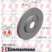 Слика 1 $на Кочионен диск ZIMMERMANN COAT Z 290.2263.20
