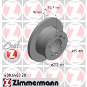 Слика 1 на кочионен диск ZIMMERMANN COAT Z 400.6469.20