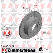 Слика 1 на кочионен диск ZIMMERMANN COAT Z 400.6477.20