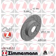 Слика 1 на кочионен диск ZIMMERMANN COAT Z 430.1485.20
