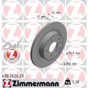 Слика 1 на кочионен диск ZIMMERMANN COAT Z 430.2624.20