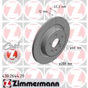 Слика 1 $на Кочионен диск ZIMMERMANN COAT Z 430.2644.20