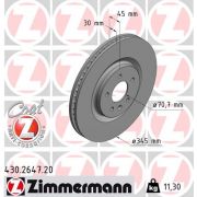 Слика 1 на кочионен диск ZIMMERMANN COAT Z 430.2647.20