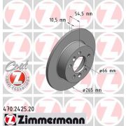 Слика 1 на кочионен диск ZIMMERMANN COAT Z 470.2425.20