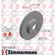 Слика 1 $на Кочионен диск ZIMMERMANN COAT Z 530.2457.20