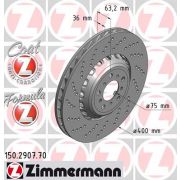 Слика 1 $на Кочионен диск ZIMMERMANN FORMULA Z BRAKE DISC 150.2907.70