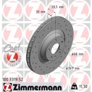 Слика 1 $на Кочионен диск ZIMMERMANN SPORT BRAKE DISC COAT Z 100.3319.52