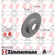 Слика 1 $на Кочионен диск ZIMMERMANN SPORT BRAKE DISC COAT Z 100.3323.52
