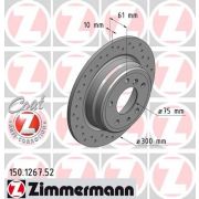 Слика 1 на кочионен диск ZIMMERMANN SPORT BRAKE DISC COAT Z 150.1267.52