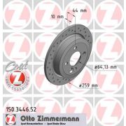 Слика 1 на кочионен диск ZIMMERMANN SPORT BRAKE DISC COAT Z 150.3446.52