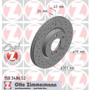 Слика 1 $на Кочионен диск ZIMMERMANN SPORT BRAKE DISC COAT Z 150.3486.52