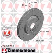 Слика 1 $на Кочионен диск ZIMMERMANN SPORT BRAKE DISC COAT Z 290.2269.52