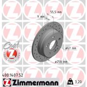 Слика 1 на кочионен диск ZIMMERMANN SPORT BRAKE DISC COAT Z 400.1407.52