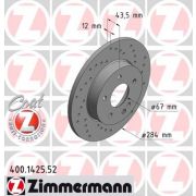 Слика 1 $на Кочионен диск ZIMMERMANN SPORT BRAKE DISC COAT Z 400.1425.52