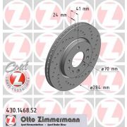 Слика 1 на кочионен диск ZIMMERMANN SPORT BRAKE DISC COAT Z 430.1468.52