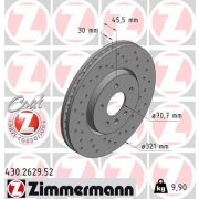 Слика 1 на кочионен диск ZIMMERMANN SPORT BRAKE DISC COAT Z 430.2629.52