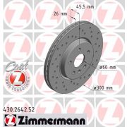 Слика 1 $на Кочионен диск ZIMMERMANN SPORT BRAKE DISC COAT Z 430.2642.52