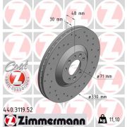 Слика 1 на кочионен диск ZIMMERMANN SPORT BRAKE DISC COAT Z 440.3119.52
