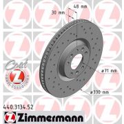 Слика 1 $на Кочионен диск ZIMMERMANN SPORT BRAKE DISC COAT Z 440.3134.52