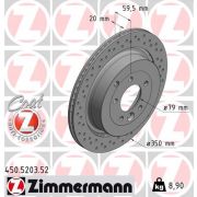 Слика 1 $на Кочионен диск ZIMMERMANN SPORT BRAKE DISC COAT Z 450.5203.52